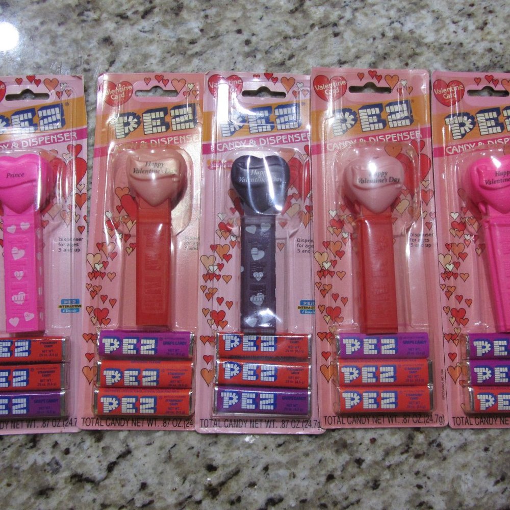 valentines day pez dispensers